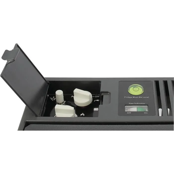 EZA - Glacière à absorption 42L - Fonctionne au gaz - Voyage en voiture - Noir - Réf. à définir