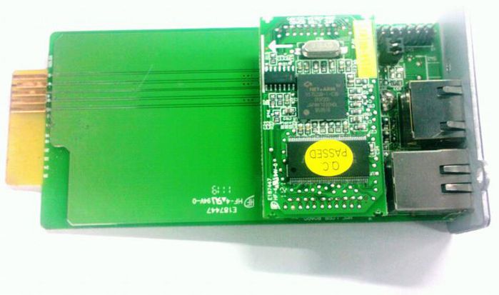 PowerWalker NMC Card SNMP Modul for UPSs - Module SNMP pour monitoring et contrôle d'onduleurs UPS à distance via web
