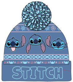 Lilo & Stitch bonnet Pom-Pom Dark Blue