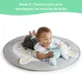 Ingenuity Tapis d'éveil bébé évolutif Petit Mouton avec arche de jeu amovible, 5 jouets sensoriels, peluche mouton, cadeau