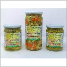 CAL VALLS Petits Pois Cuits 410g - Bio