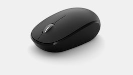 Microsoft Souris Bluetooth 5.0 avec batterie longue durée, jusqu'à 12 mois, 2.4 GHz, portée 10 m, design compact, Noir