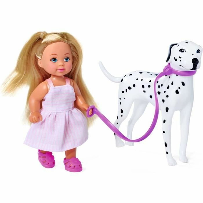 Simba Dickie Group Steffi Love et Evi Love avec dalmatiens et trottinette Simba Dickie Group Steffi Love et Evi Love avec dalmatiens et trottinette