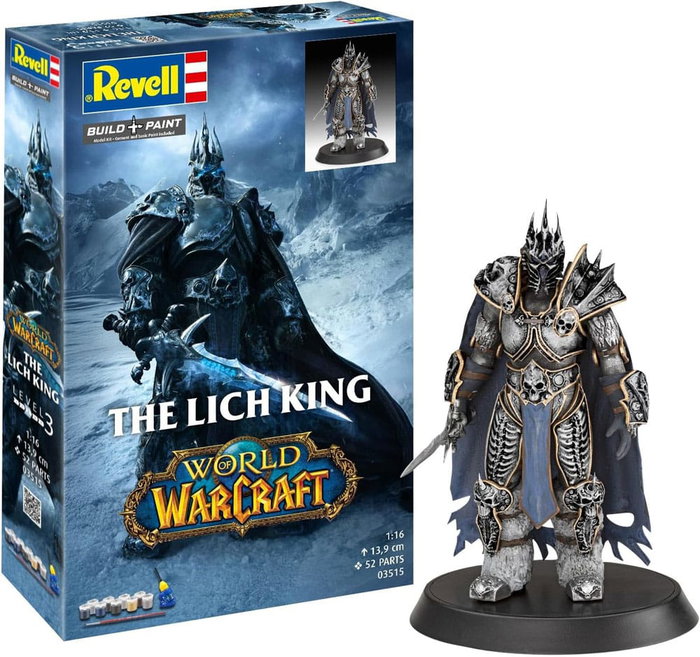 World of Warcraft kit complet maquette 1/16 The Lich King 13 cm World of Warcraft kit complet maquette 1/16 The Lich King 13 cm