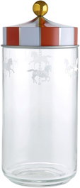 Alessi Circus Bocal Hermétique en Verre 150 cl