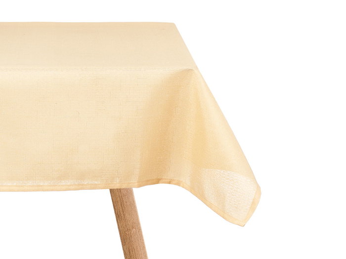 Kinvara Nappe en Polyester Beige 140x240 cm (Set de 12)