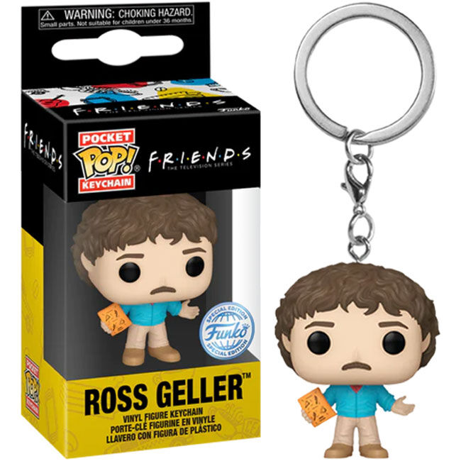 FUNKO Porte-clés Pocket POP! Friends Ross Geller Exclusive FUNKO Porte-clés Pocket POP! Friends Ross Geller Exclusive