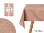 Kinvara Nappe en polyester rose palo 140x140 cm (Set de 12)