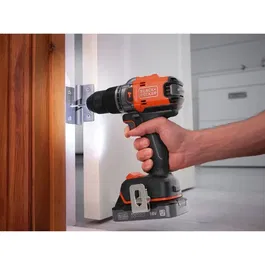 BLACK+DECKER BLD683XN-XJ Perceuse-Visseuse à Percussion 18V Éco-Responsable Sans Fil (Sans Batterie)