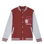 Harry Potter Sweat à fermeture éclair en coton brossé Gryffindor Rouge foncé - Taille S