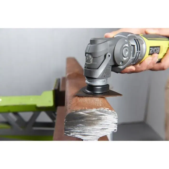 Ryobi RMT300-SA Multitool oscillant 300W, Sac avec plateau de ponçage, 24 feuilles abrasives et lames pour bois, métal, plongeantes et diamant