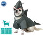 Tiburon M Déguisement pour Chien Costume de Requin Gris - Taille M - 100% Polyester
