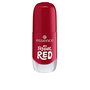 Essence Vernis à ongles gel n°14 Mon rouge préféré - Vernis gel sans lampe UV, longue tenue jusqu'à 10 jours, brillance intense, application facile, flacon de 8 ml