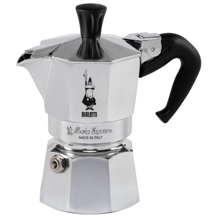 Bialetti La Mokina Cafetière italienne Inox 40 ml
