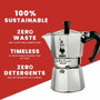 Bialetti La Mokina Cafetière italienne Inox 40 ml