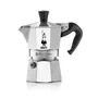 Bialetti - Cafetière italienne Moka Express La Mokina Inox - 1 tasse (40 ml) - Pour tous feux sauf induction - Intense
