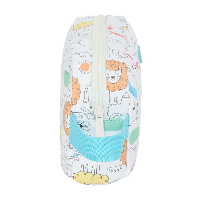 Sac glacière goûter Safta Zoo Beige 21,5 x 12 x 6,5 cm Sac glacière goûter Safta Zoo Beige 21,5 x 12 x 6,5 cm