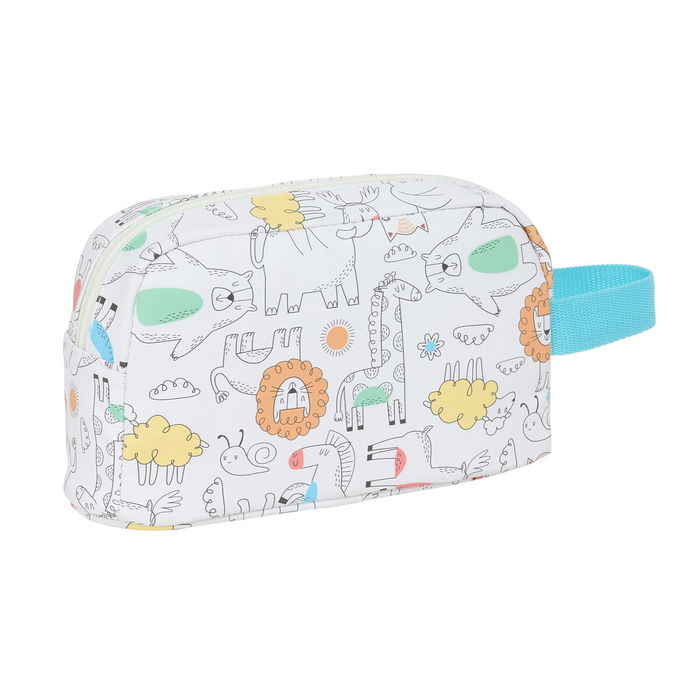 Sac glacière goûter Safta Zoo Beige 21,5 x 12 x 6,5 cm Sac glacière goûter Safta Zoo Beige 21,5 x 12 x 6,5 cm