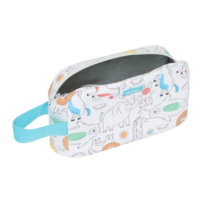 Sac glacière goûter Safta Zoo Beige 21,5 x 12 x 6,5 cm Sac glacière goûter Safta Zoo Beige 21,5 x 12 x 6,5 cm