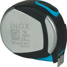 ELEPHANT Ruban à mesurer en acier inoxydable 3 m 19 mm