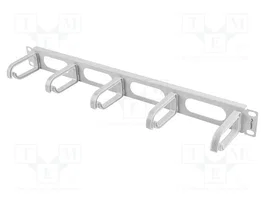LANBERG Organiseur de câbles 1U gris Standard 19 inch