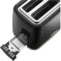 Sencor Grille-pain STS 7201BK - Grille-pain électronique 930W avec 7 niveaux, dégivrage, centrage automatique, tiroir ramasse-miettes - Noir