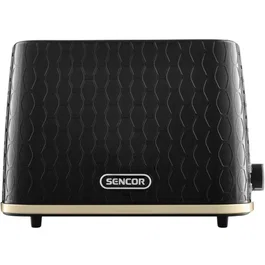 Sencor Grille-pain STS 7201BK - Grille-pain électronique 930W avec 7 niveaux, dégivrage, centrage automatique, tiroir ramasse-miettes - Noir
