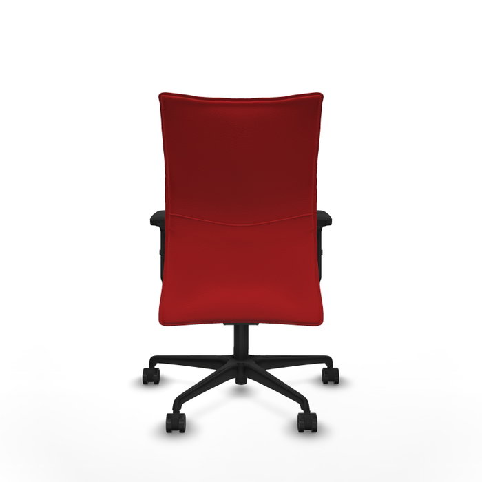 Piqueras Y Crespo Silla Albacete confidente Rouge avec mécanisme Sincro et accoudoirs 2D Piqueras Y Crespo Silla Albacete confidente Rouge avec mécanisme Sincro et accoudoirs 2D