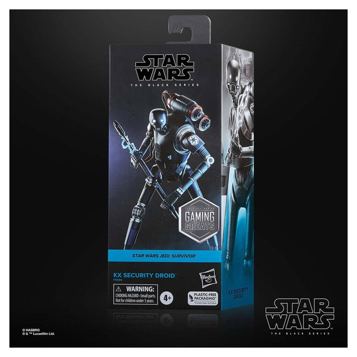Hasbro Star Wars The Black Series Droide de Sécurité KX 15 cm Figurine Articulée avec Accessoire F5594