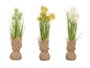 Ibergarden Ramillete Saco de Boules Assorties Plastique 10x41x10 cm Blanc Jaune Vert (Set de 6)