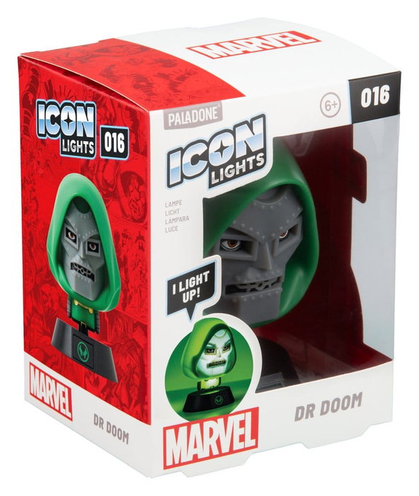 Paladone Products Marvel Universe Icon lampe Dr Doom 11 cm