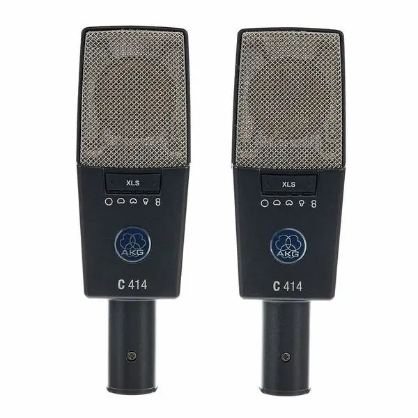 AKG C414 XLS Stéréo Set de 2 microphones à condensateur avec 9 directivités, pad, filtre et accessoires AKG C414 XLS Stéréo Set de 2 microphones à condensateur avec 9 directivités, pad, filtre et accessoires
