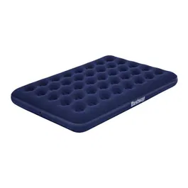 Bestway Matelas Gonflable Camping 2 Places, 191 x 137 x 22 cm, Hauteur 22 cm, Structure à Ressorts, Charge Max 300 kg, Usage Intérieur et Extérieur
