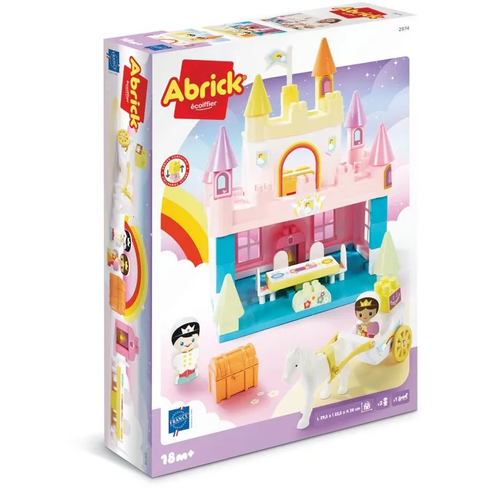 Ecoiffier Abrick 2974 Château Rainbow - Bienvenue dans mon Royaume