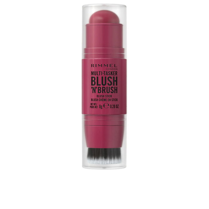 Rimmel London Blush 'N' Brush Multi-Tâches #200 - Fushia Glam 8 g Rimmel London Blush 'N' Brush Multi-Tâches #200 - Fushia Glam 8 g