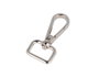 Innspiro Mosqueton avec anneau rectangulaire Zamak Nickel 17 mm, 5 unités