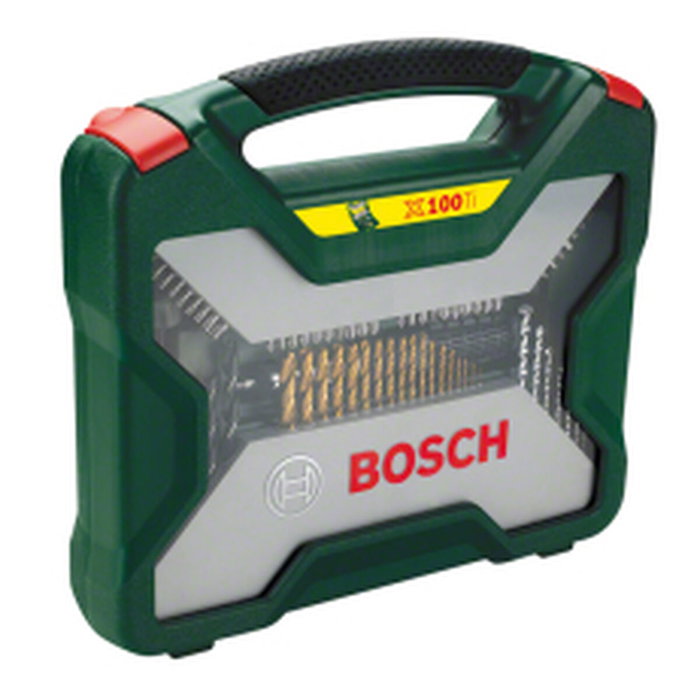 Bosch Coffret X-Line Titane de forets et d'embouts de vissage - 100 pièces