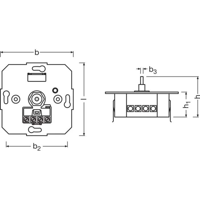 Osram SGI DIM MCU G2 Système de Gestion d'Éclairage, Contact 250V/6A, Blanc Crème Osram SGI DIM MCU G2 Système de Gestion d'Éclairage, Contact 250V/6A, Blanc Crème