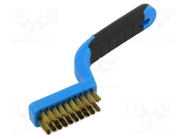 HÖGERT TECHNIK Brosse à fil métallique en laiton, 180mm