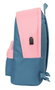 Safta El Pulpo Indigo, Sac à dos double pour ordinateur portable 15,6 pouces avec port USB, 31 x 44 x 18 cm