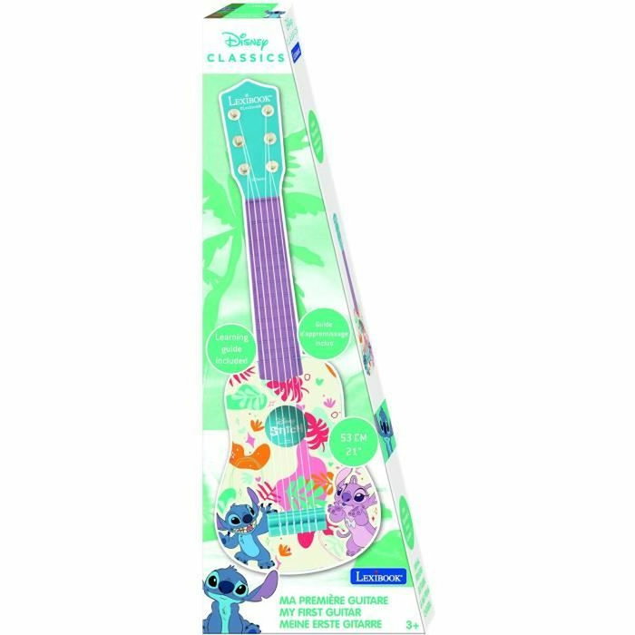 Lexibook Disney Stitch Ma première guitare pour enfant, 53 cm