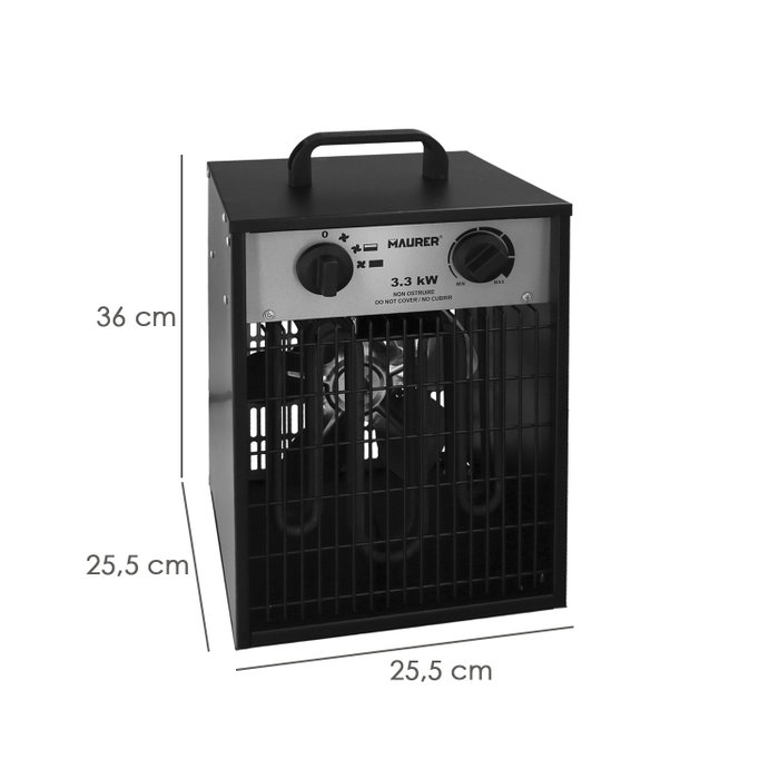 MAURER Calefactor Industrial 1650/3300 Watt