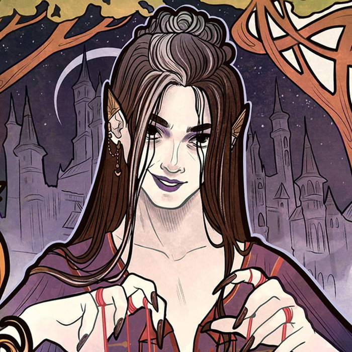 Critical Role impression Art Marisha Ray: 10th Anniversary Art Nouveau Illustrations 46 x 28 cm - non encadrée