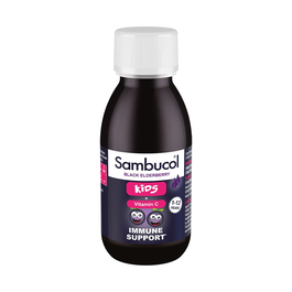 Sambucol Kids - Sirop au Sureau Noir et Vitamine C pour Soutenir le Système Immunitaire des Enfants - 120 ml