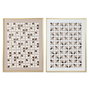 Home ESPRIT Toile Polystyrène 90 x 3,5 x 120 cm