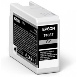 Epson T46S7 Cartouche d'encre Gris 25 ml UltraChrome PRO