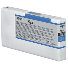 Epson Cartouche d'encre Cyan T653 200 ml pour Stylus Pro 4900