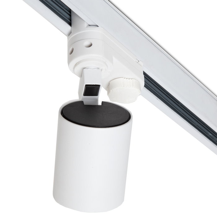 Lumiastra Foco Carril Trifásico 1xGU10 Blanc sans ampoule