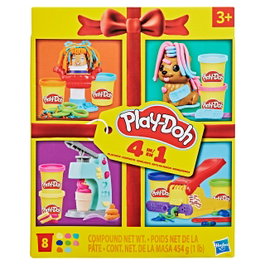 Play-Doh 4 mini coffrets classiques thématiques