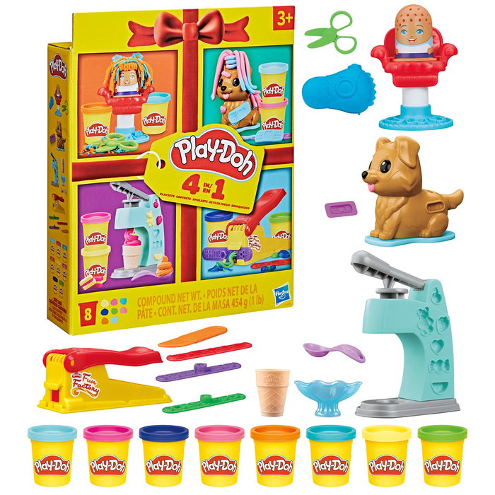 Play-Doh 4 mini coffrets classiques thématiques Play-Doh 4 mini coffrets classiques thématiques